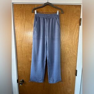 Pinspark Blue Wide Leg Sweatpants